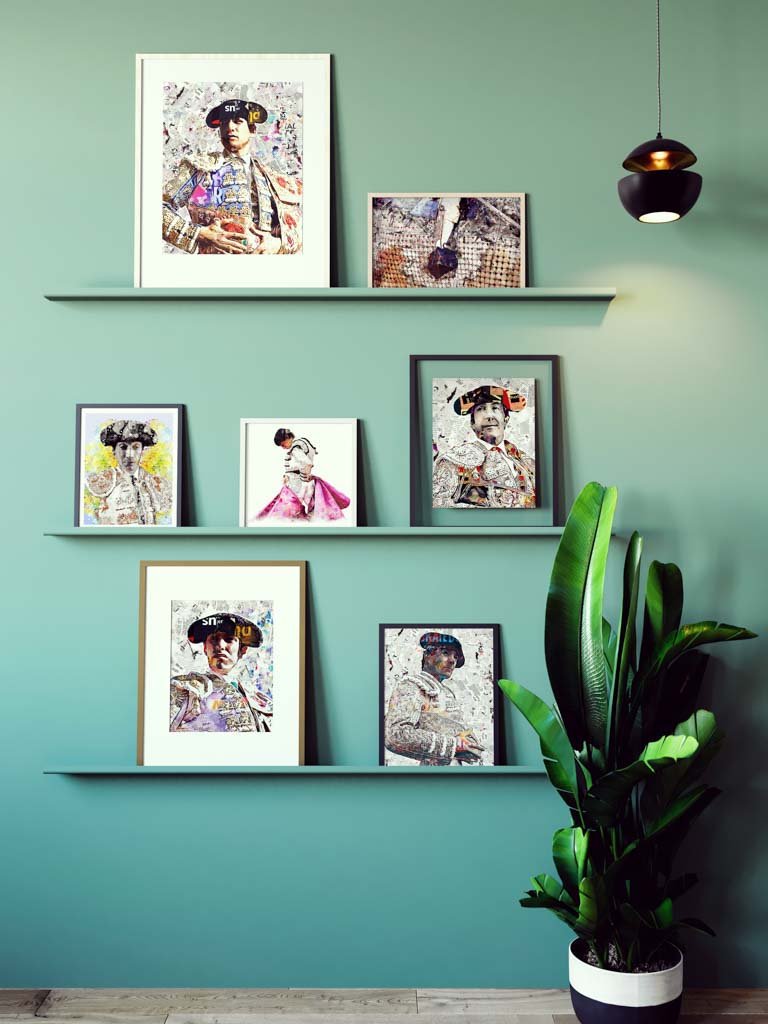 cuadro toreros modernos, cuadros modernos de toreros, arte en sevilla, arte moderno sevilla