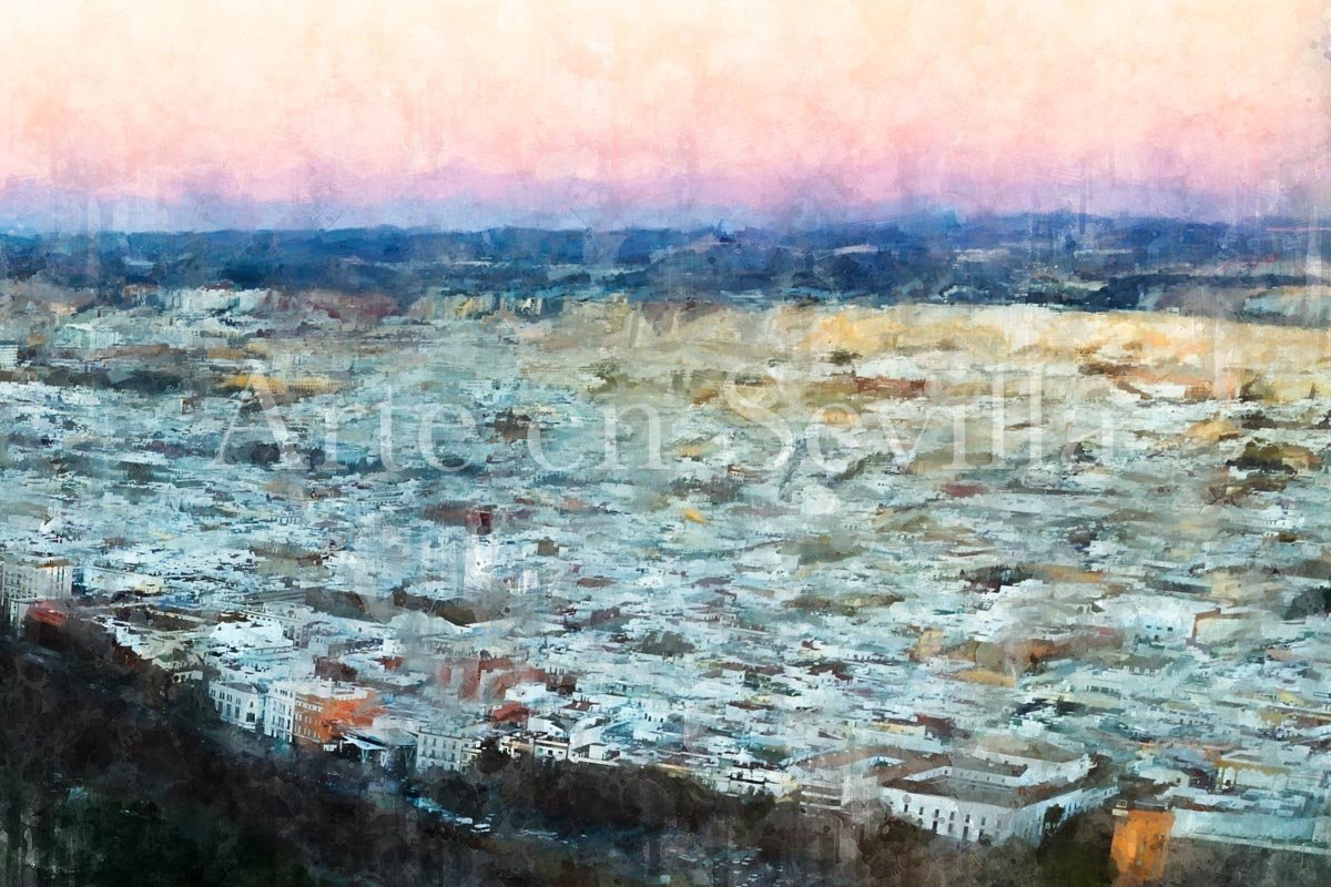 Cuadro Atardece en la Expo de Sevilla - Imagen 3
