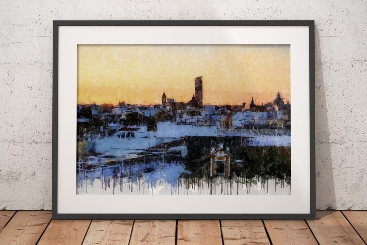 Cuadro Atardecer de azoteas en Sevilla - Imagen 2
