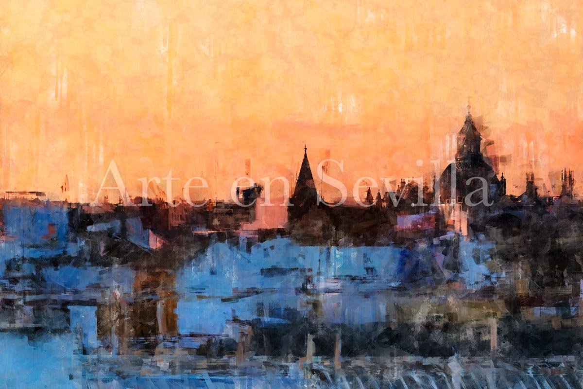 Cuadro Atardecer de azoteas en Sevilla - Imagen 9