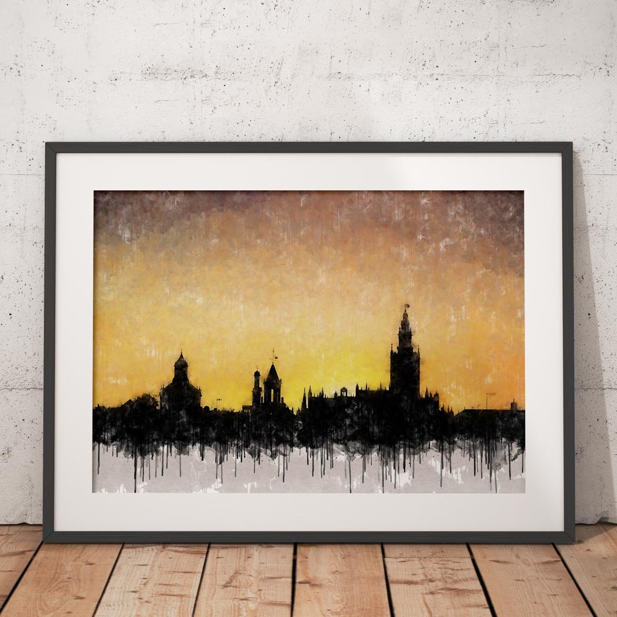 Cuadro Atardecer Dorado en Sevilla - Imagen 3