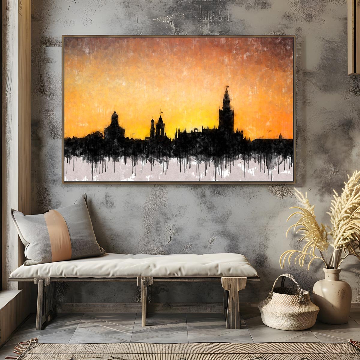 Cuadro Atardecer Dorado en Sevilla - Imagen 9