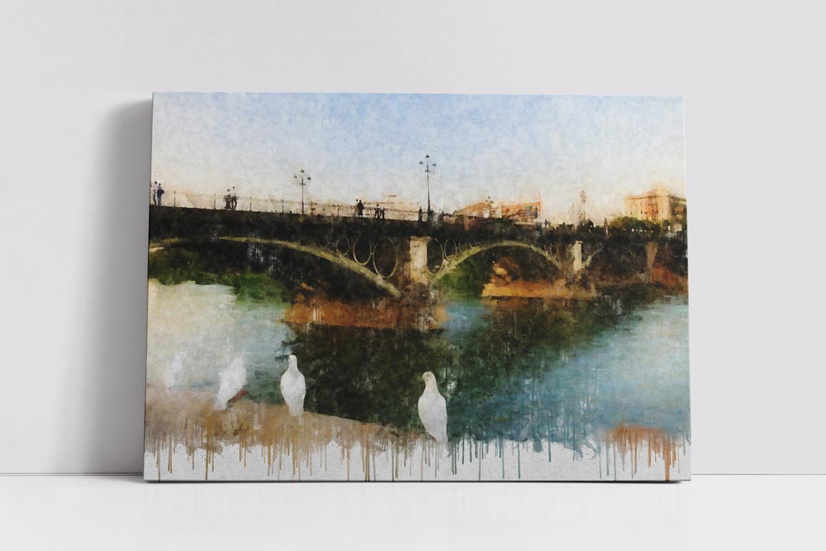 Cuadro Desde Triana se ve Sevilla - Imagen 4