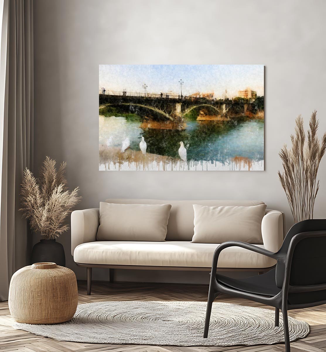 Cuadro Desde Triana se ve Sevilla - Imagen 6