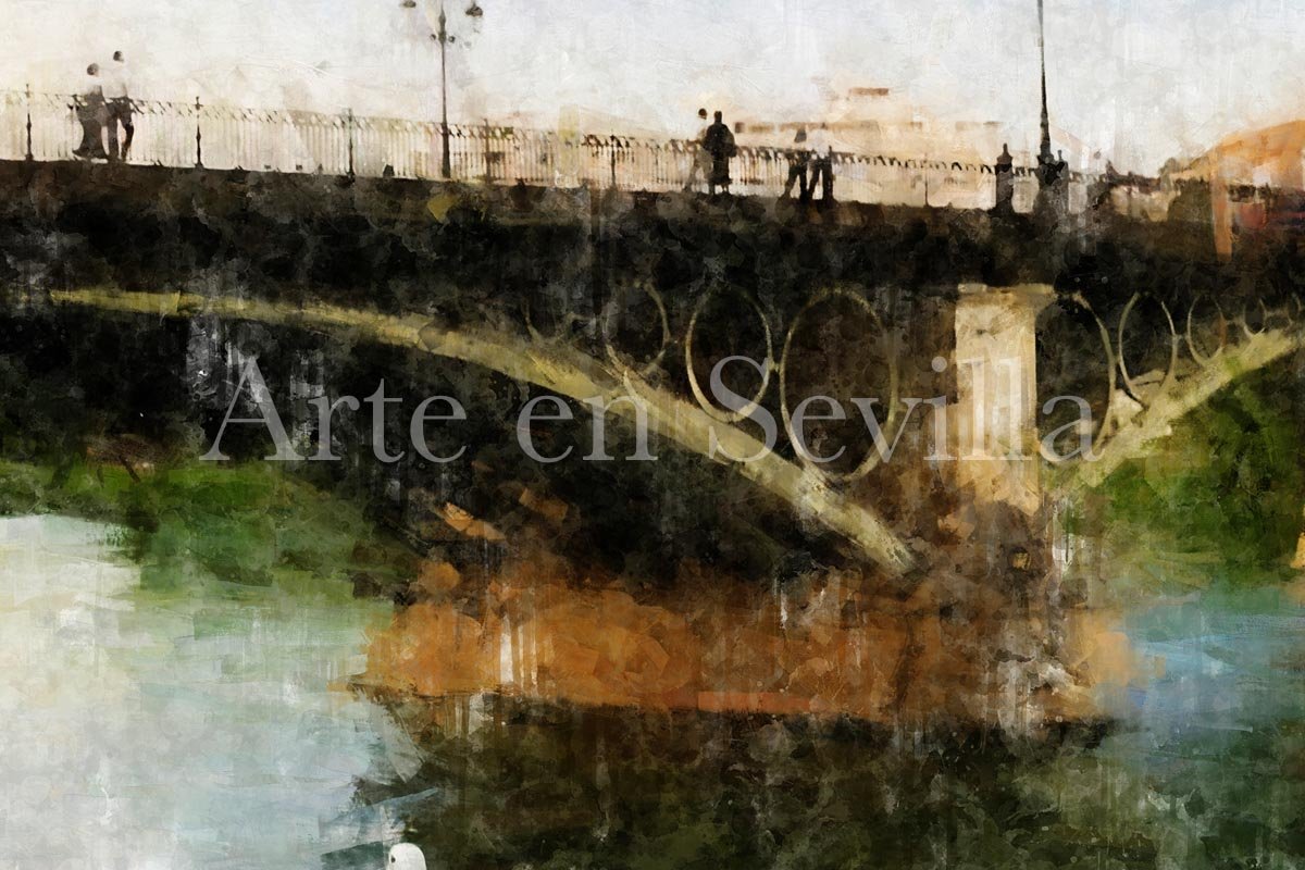 Cuadro Desde Triana se ve Sevilla - Imagen 8