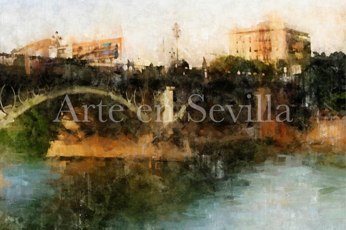 Cuadro Desde Triana se ve Sevilla - Imagen 7