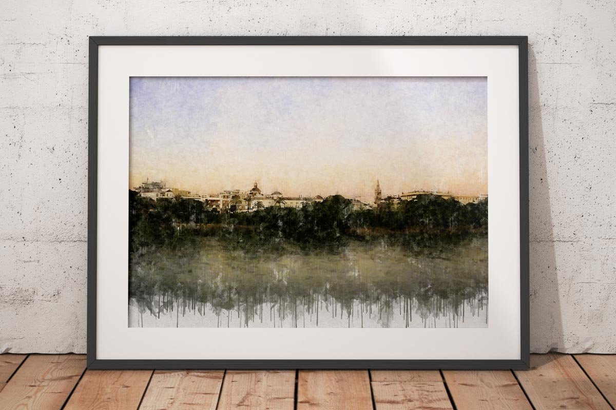 Cuadro Desde la calle Betis, Sevilla - Imagen 2