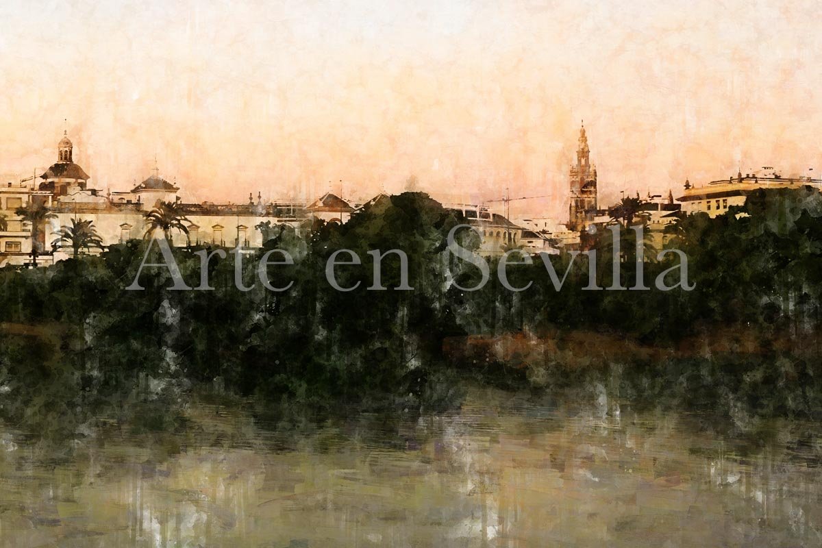 Cuadro Desde la calle Betis, Sevilla - Imagen 4