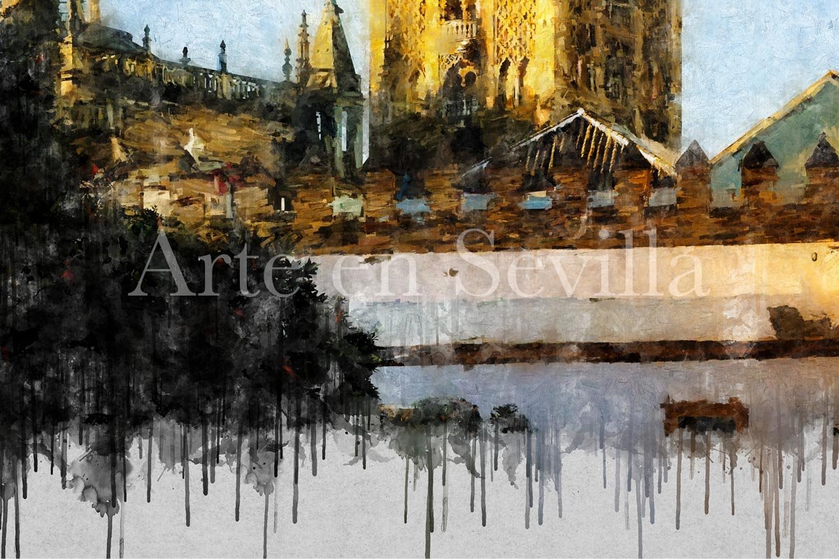 Cuadro La Giralda de Sevilla - Imagen 4