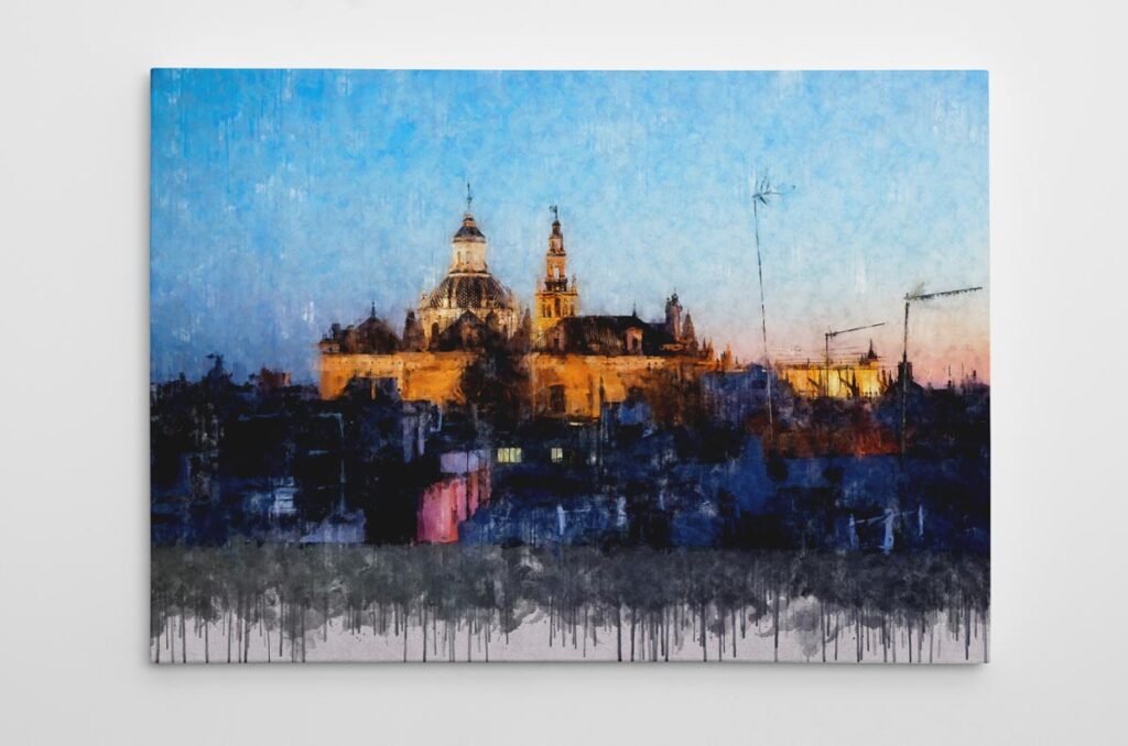 Cuadro Salvador y Giralda ... de Sevilla