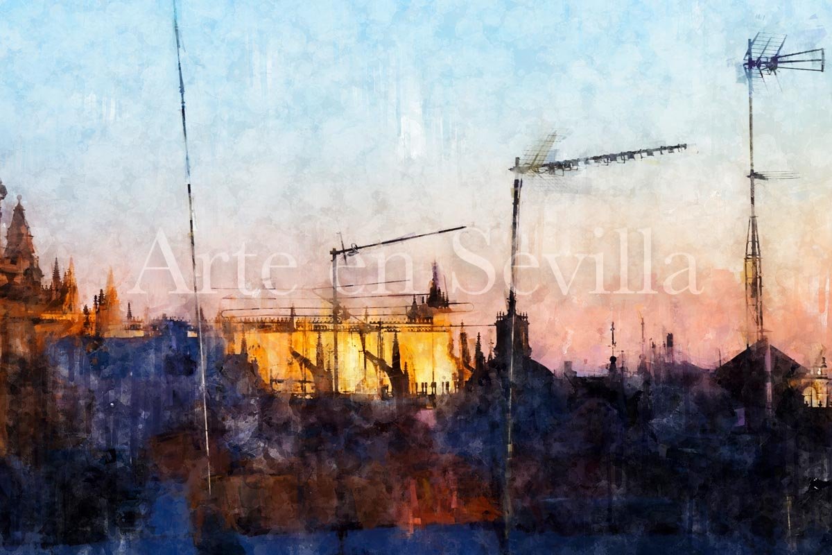 Cuadro Salvador y Giralda ... de Sevilla - Imagen 9