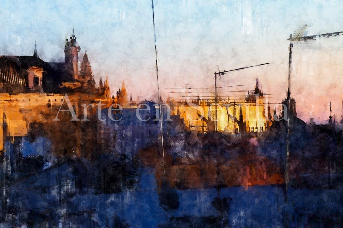 Cuadro Salvador y Giralda ... de Sevilla - Imagen 10