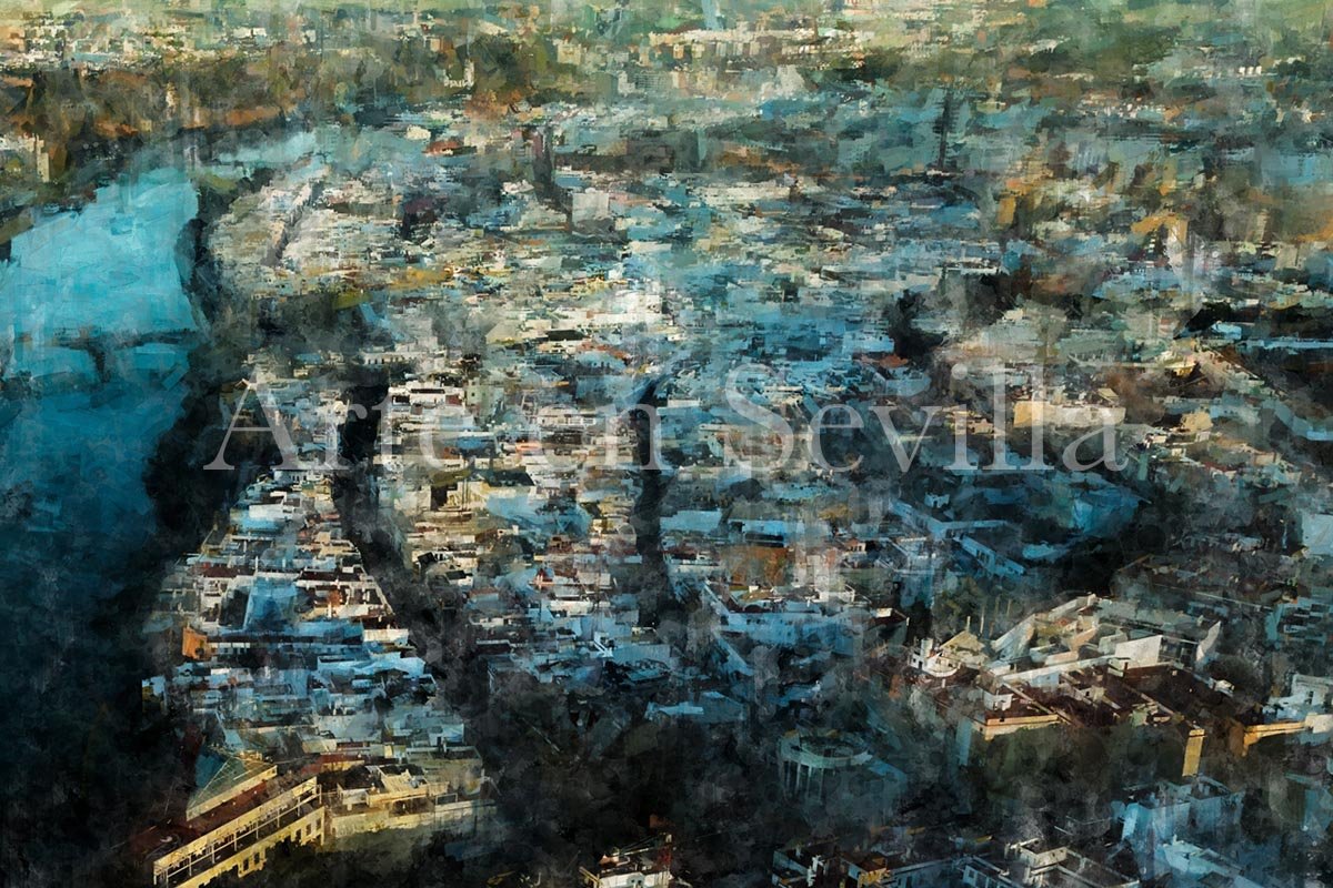 Cuadro Sevilla desde la Torre Pelli - Imagen 5