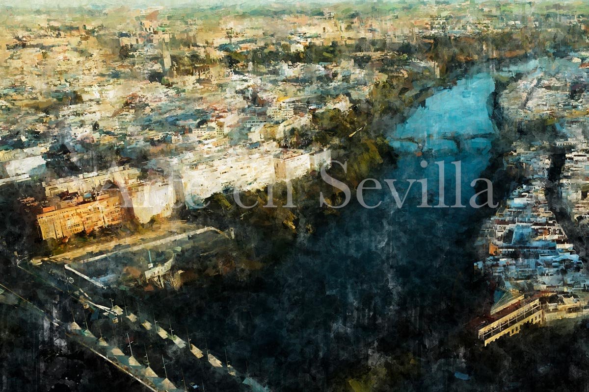 Cuadro Sevilla desde la Torre Pelli - Imagen 4
