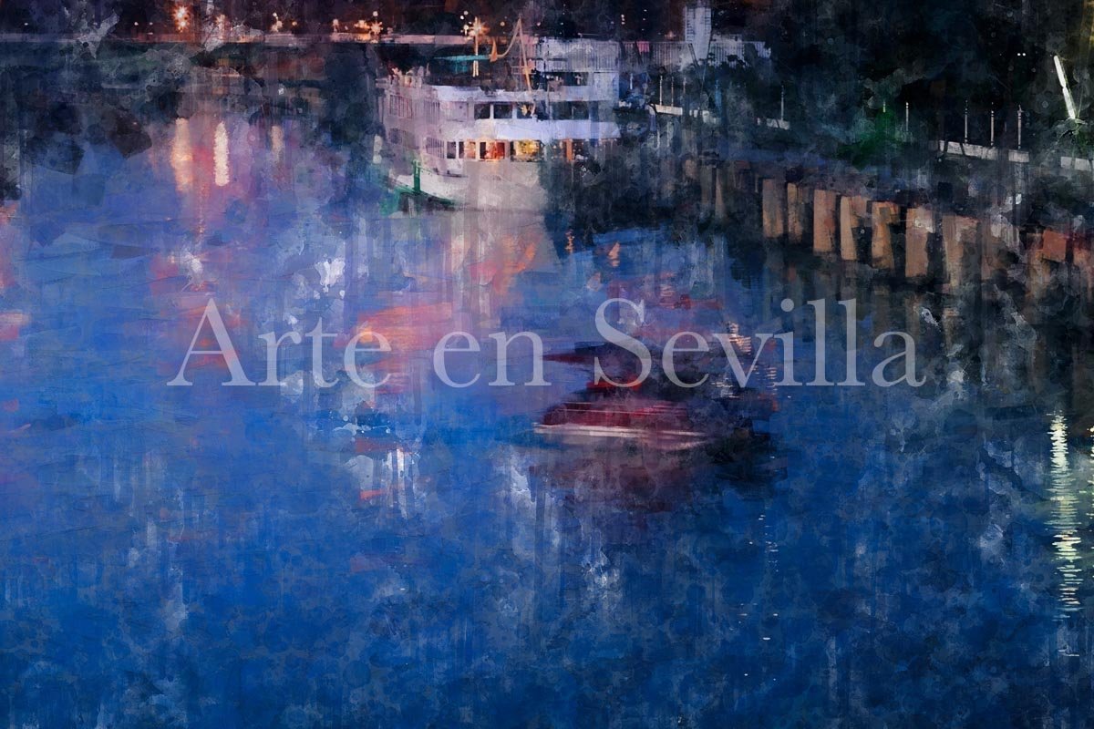 Cuadro Sevilla Nocturna - Imagen 6